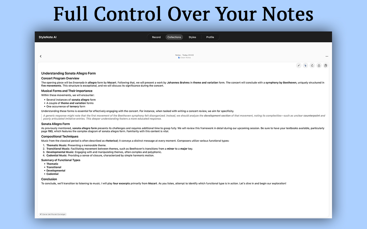 StyleNote AI: Voice to Notes screenshot 22