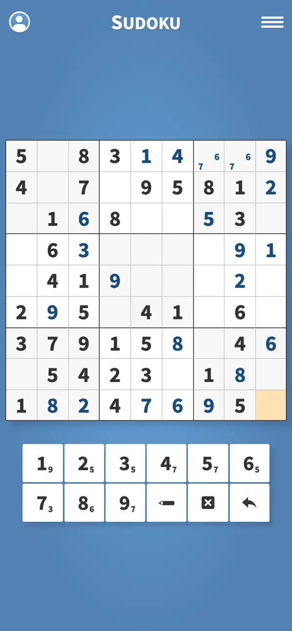 Screenshot #1 pour Sudoku Classique