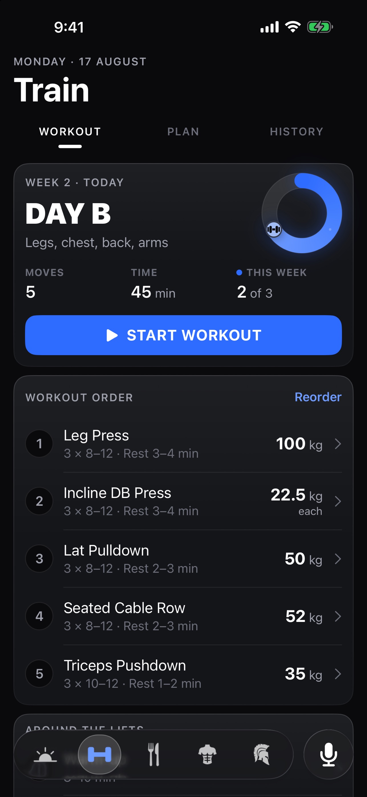 Screenshot 2 of GreekBody: AI Personal Trainer