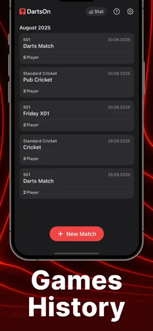 DartsOn: Dart Scorer & Counter iPhone screenshot 4