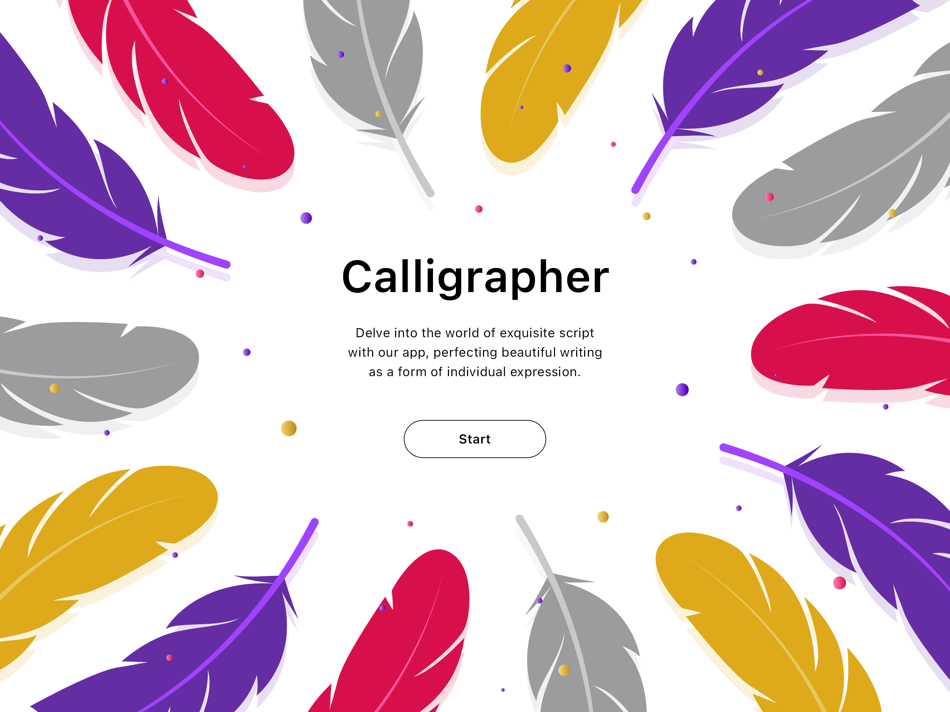 #1. Calligrapher: Writing Master (iOS) Podle: Vladislava Rudetskaia