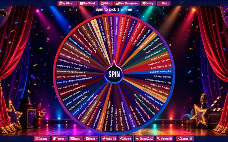 Spin The Wheel Pro screenshot