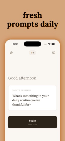 the minute journal Screenshot 1 of 3