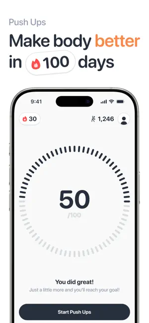 PushUps Alarm & AI Rep Counter screenshot 1