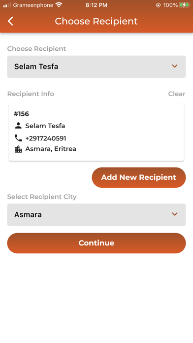Hidmona Money Transfer Screenshot