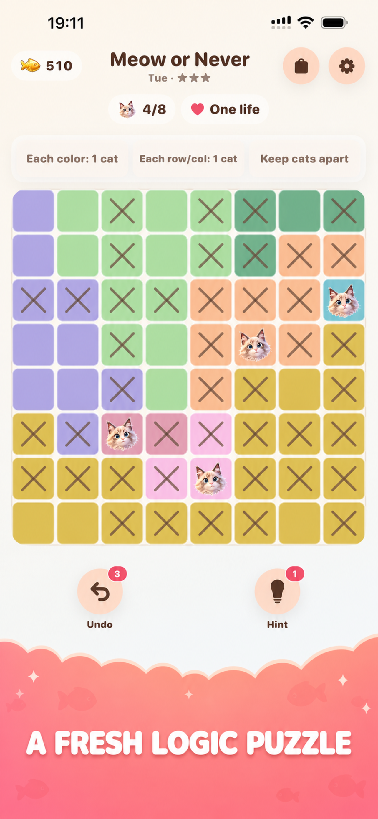 Catdoku! Cat Sudoku Puzzle screenshot 2