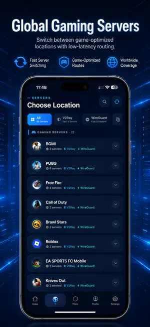 Gamer VPN: Proxy, Game Booster screenshot 2