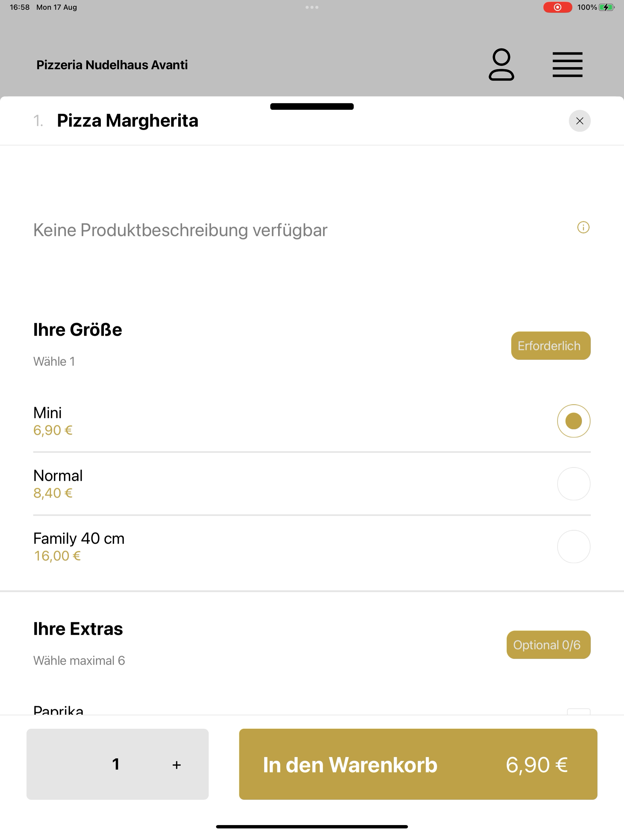 Pizzeria Nudelhaus Avanti screenshot 15