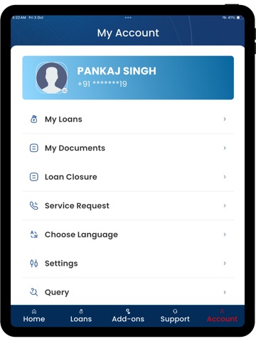 Chola One: Digital Lending App iPad screenshot 5