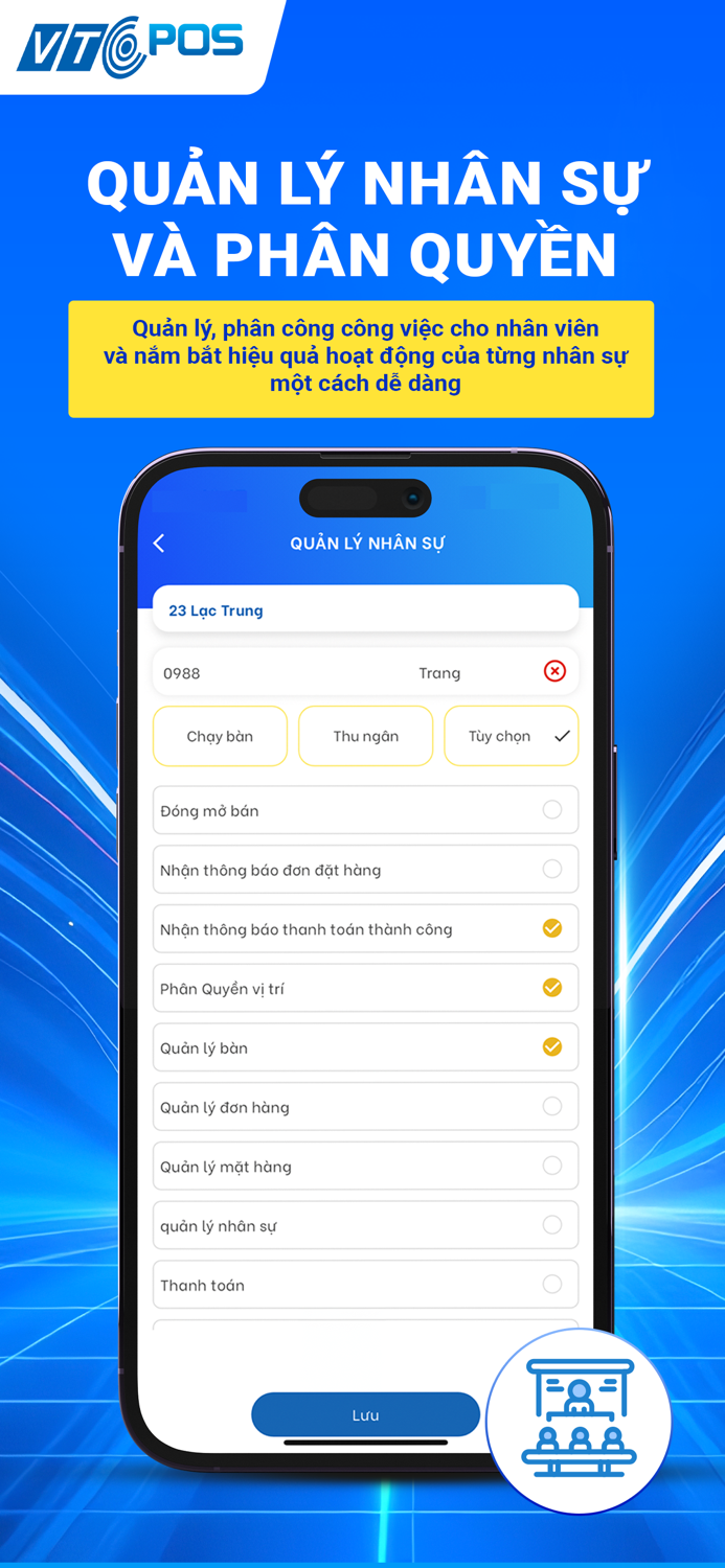 VTC POS Quản lý nhà hàng, cafe