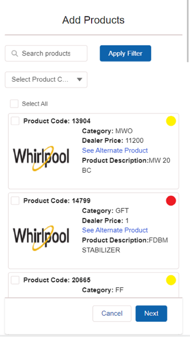 Whirlpool Connect iPhone screenshot 2 - Business app