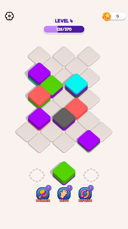 #2. Block Sort 3D - ASMR Tile Sort (iOS) By: ayush singla
