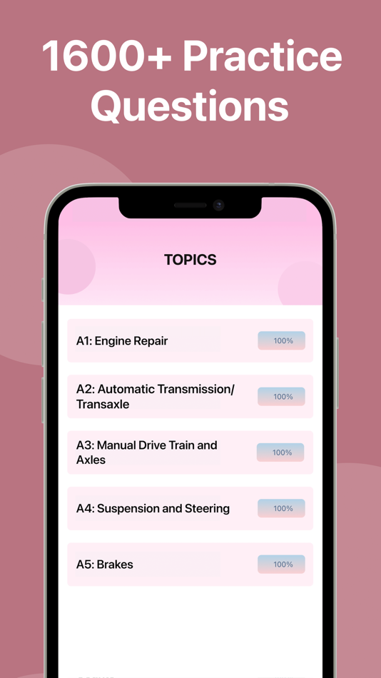 #2. ASE Practice Tests 2025 (iOS) 由: KYLIEPREP