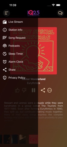 102.5 the Q screenshot