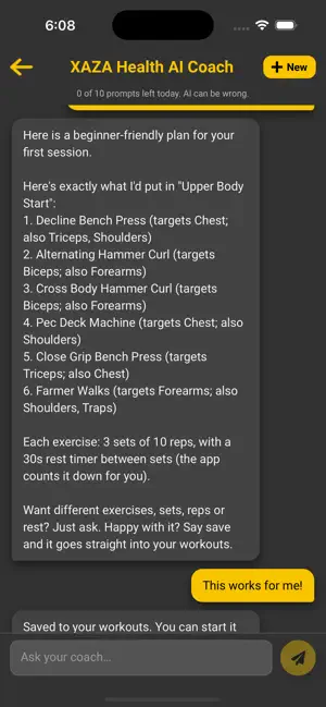 XAZA Health screenshot 2