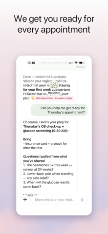 Nurture: Pregnancy Companion iPhone screenshot