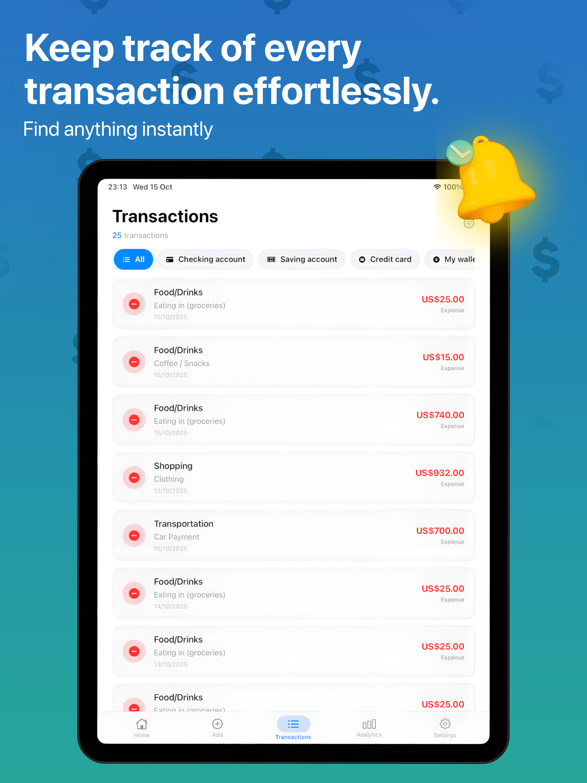 Daily Expense Manager &Tracker