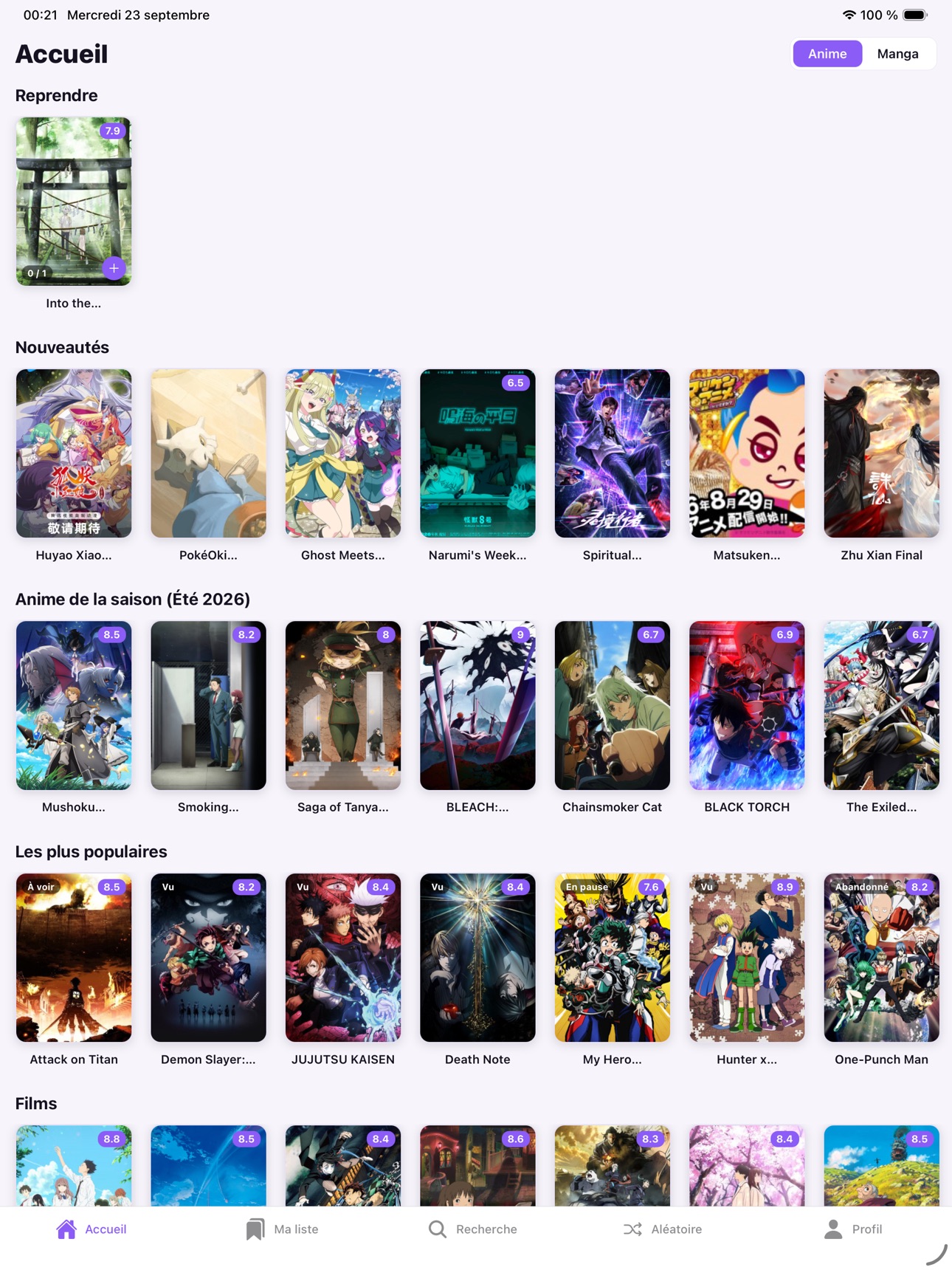 Screenshot 6 of OtakList - liste anime & manga