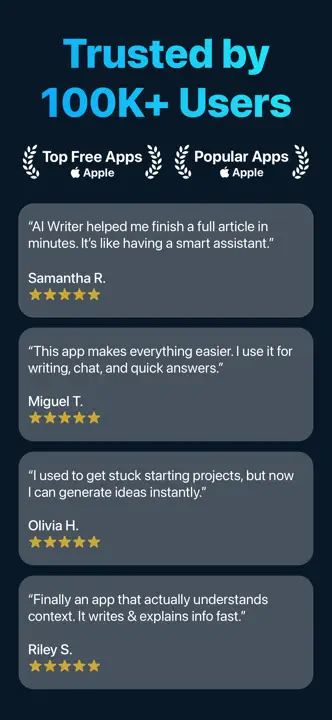AI Writer - Writing Assistantのスクリーンショット（8/8）
