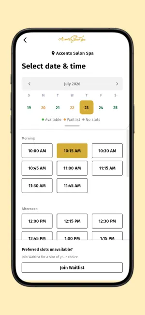 Accents Salon Mobile screenshot 4