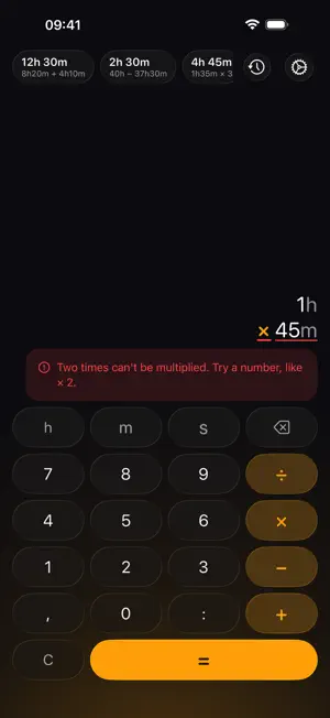 ChronoCalc Pro screenshot 4