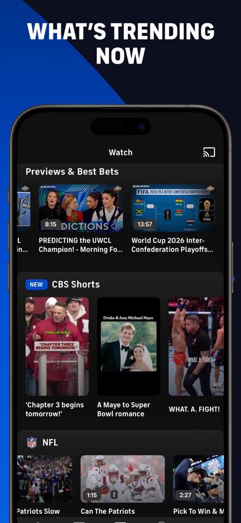 CBS Sports App: Scores & News - Curated Sports Feeds