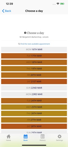 Mr Benjamin's app screenshot 3