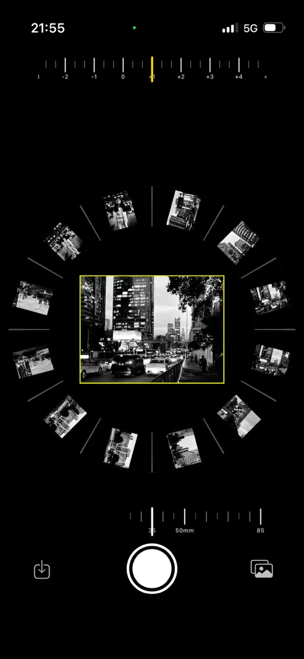 Screenshot #1 pour Araki Cam classic bw camera