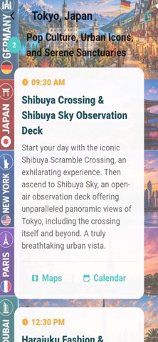 Plan My Travel - Itinerary screenshot