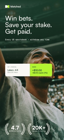 Matched: Win Bets, Get Paid Screenshot 1 of 4