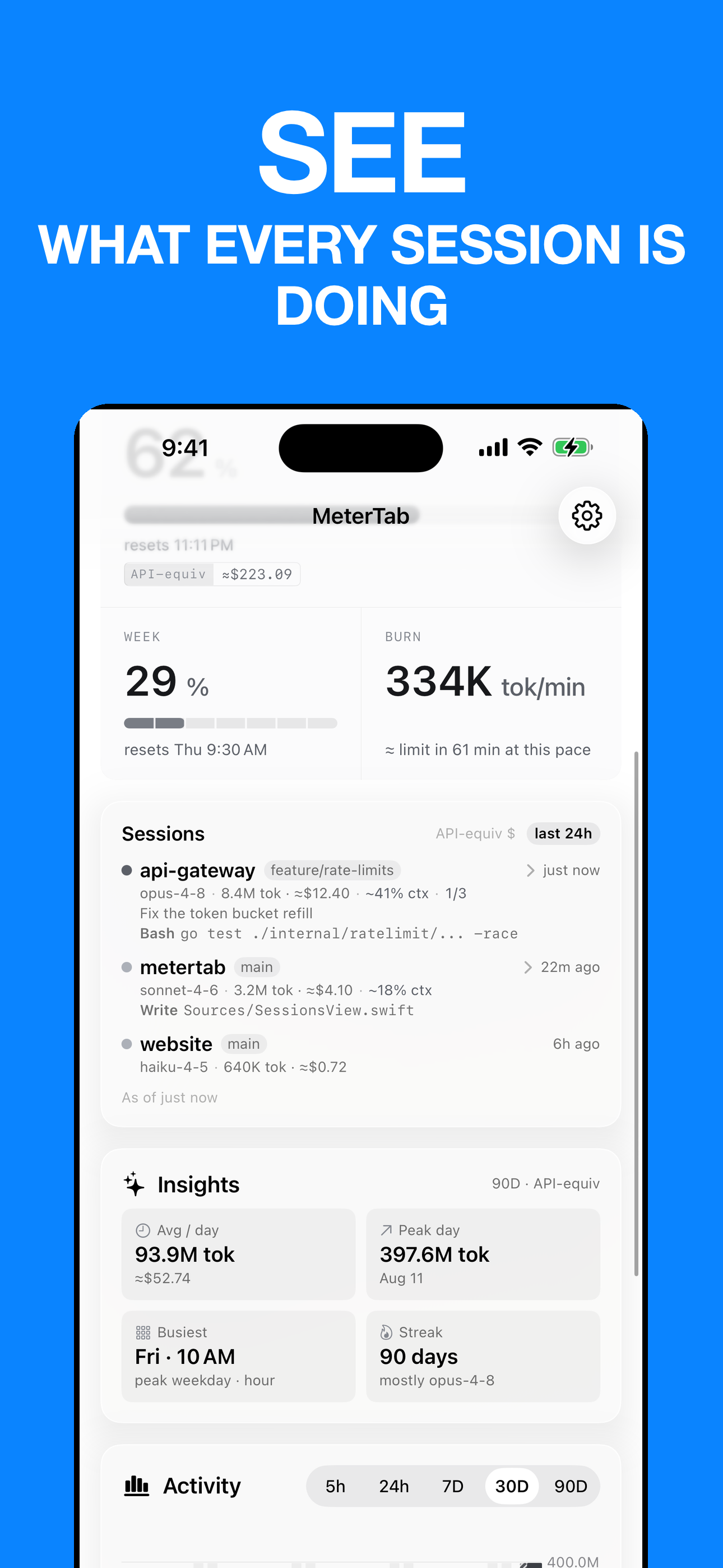 MeterTab: AI Usage screenshot 3