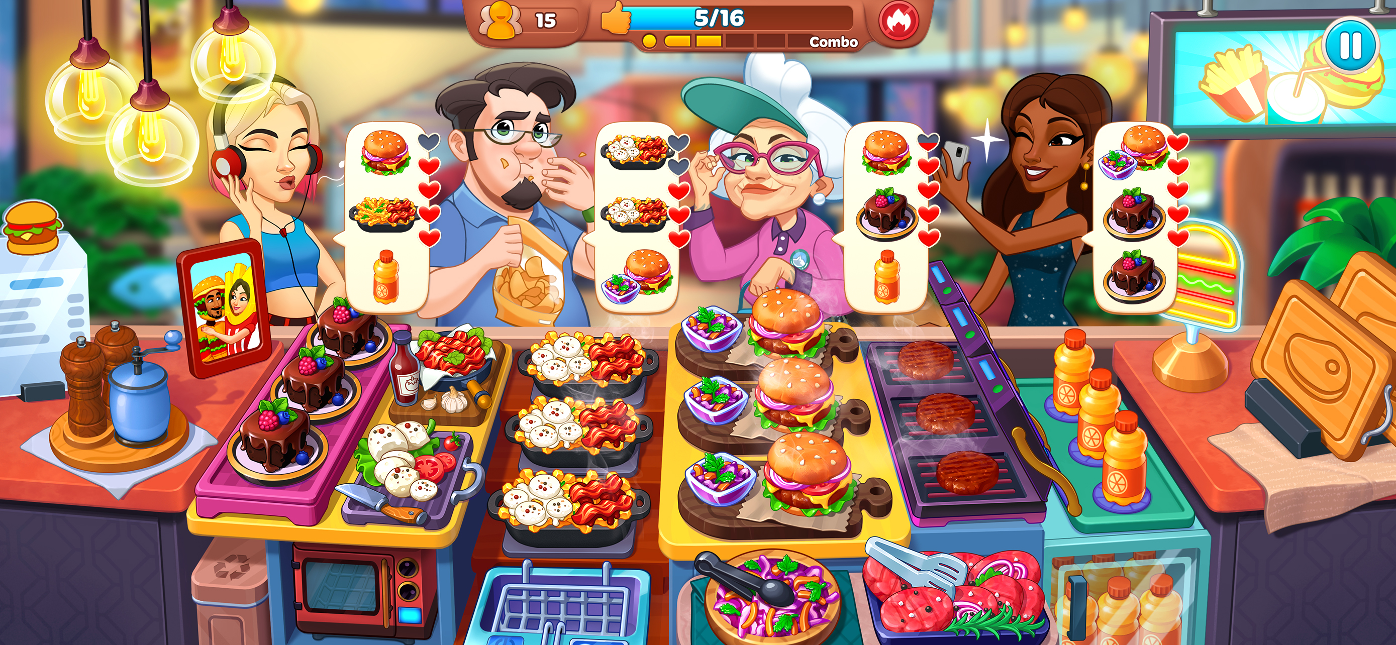 Chef & Friends: Cooking Game
