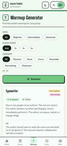 Improv toolbox Screenshot 6 of 7