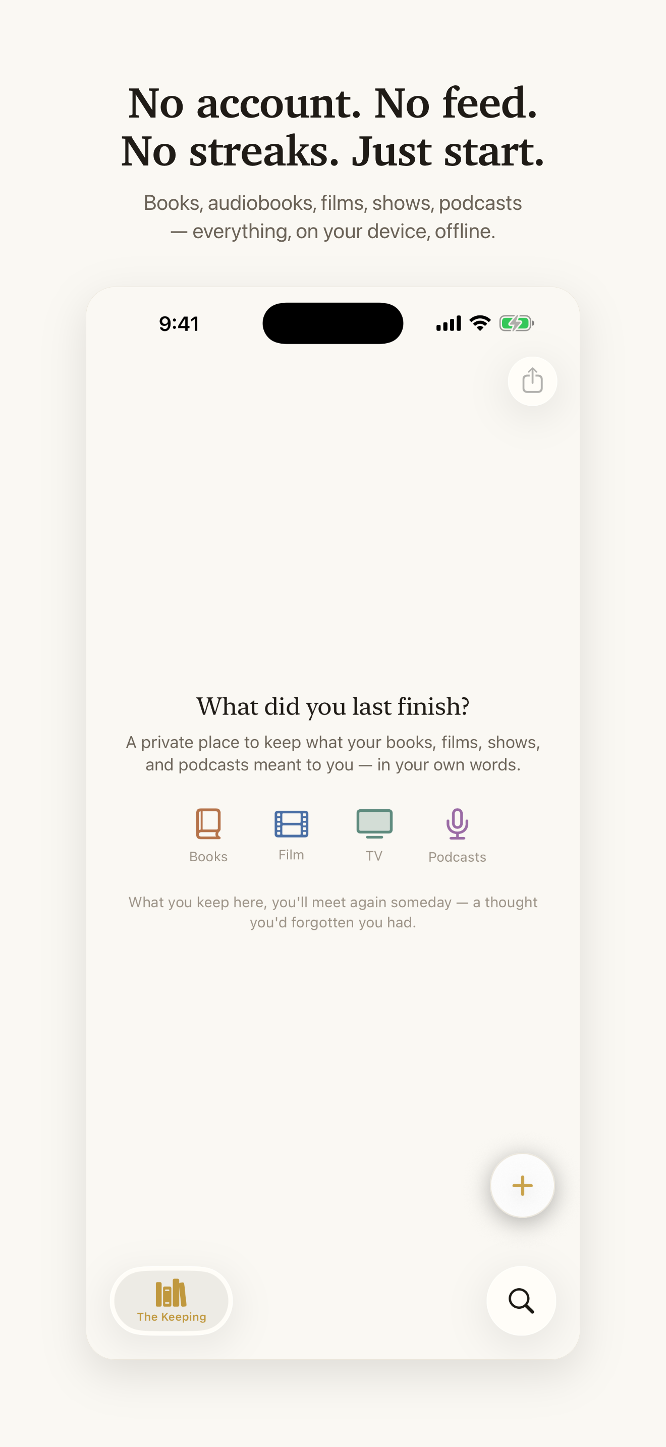The Keeping: Media Journal screenshot 7
