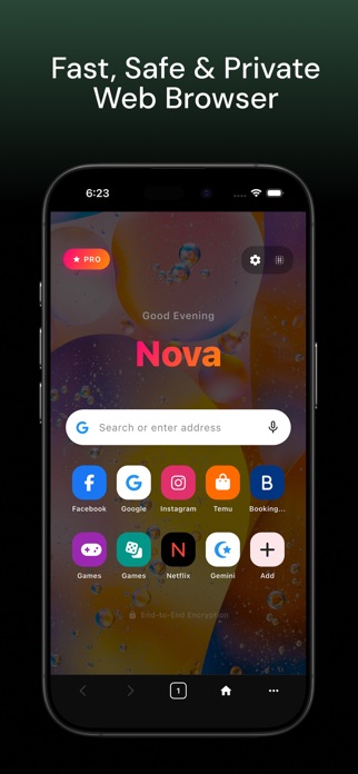 Nova AI Browser: Private Web Screenshot 1 of 6