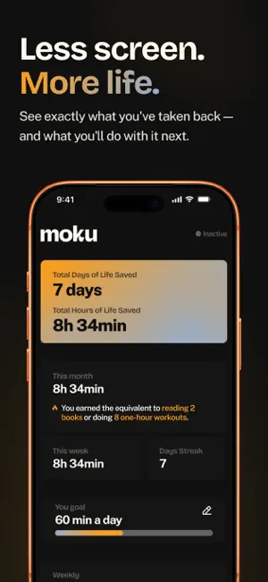 Moku: Deep Focus Timer screenshot 3