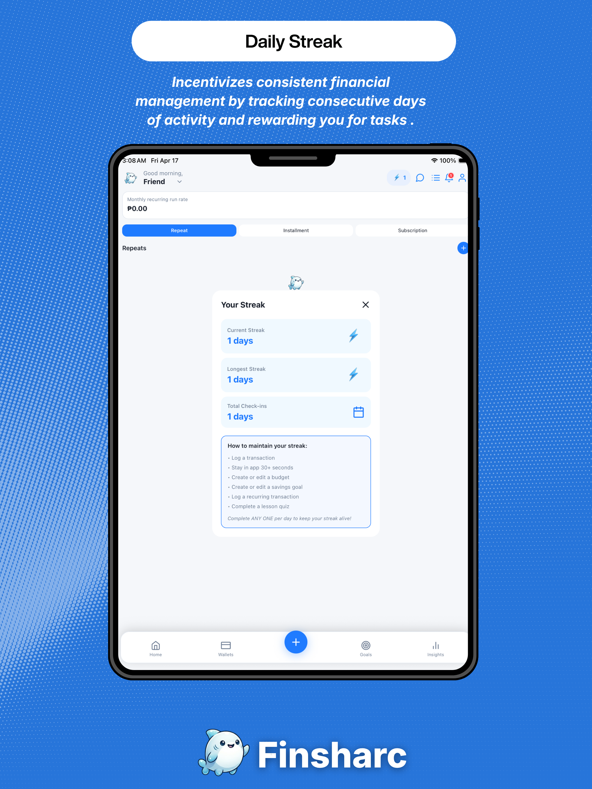 Finsharc - Finance Tracker