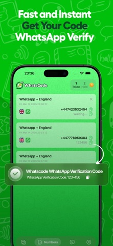Virtual Number & SMS WhatsCode Screenshot 3 of 4
