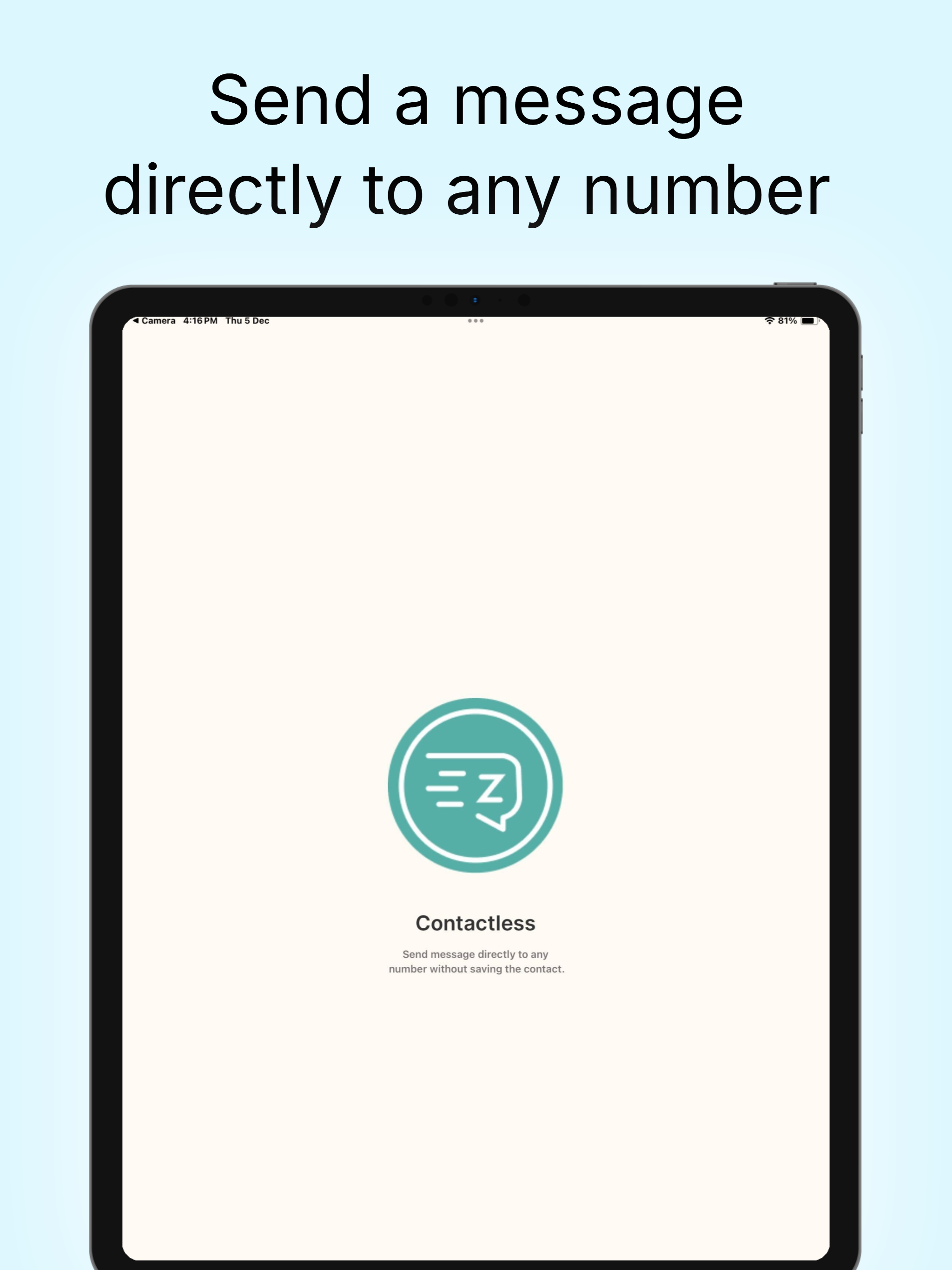 Contactless Send