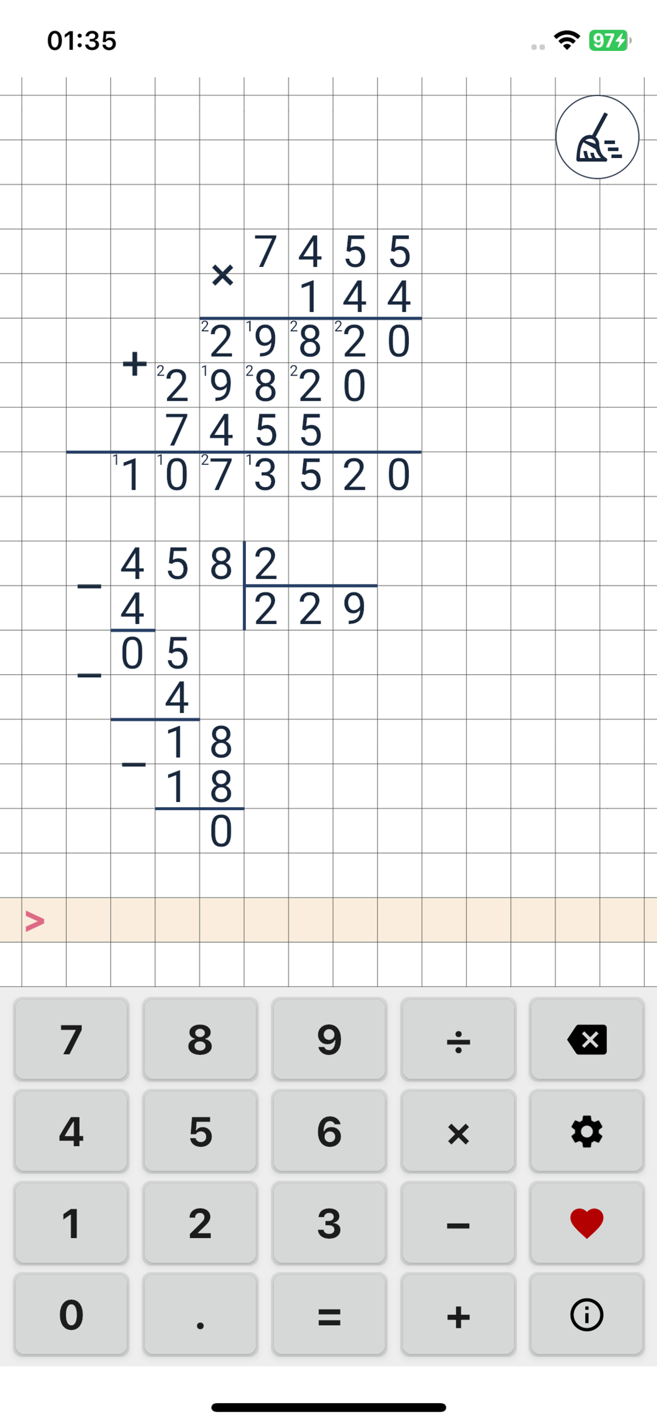 Calculadora divisão Premium