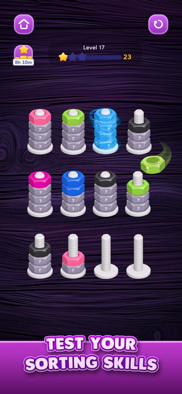 Nut Sort: Color Sorting Game screenshot 4