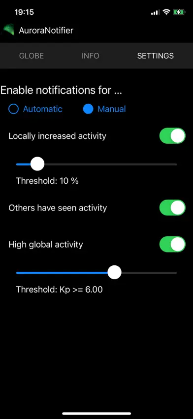 Aurora Notifier screenshot 3