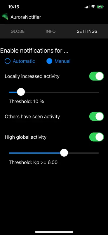 Aurora Notifier screenshot 3 of 3