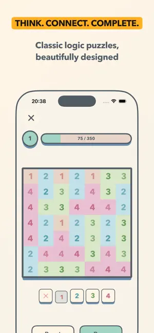 Everyday Puzzles: Fillomino 截图