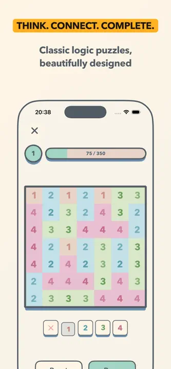 Fillomino: Number Logic Puzzle screenshot 1