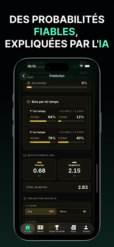 Elofoot - Prédictions Foot IA screenshot 4 of 6