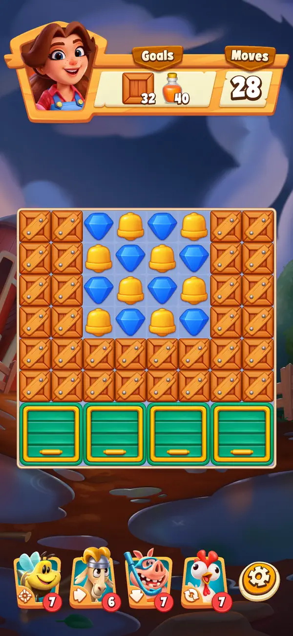 Hay Day Match iOS Mod IPA screenshot 2 - iOS game interface