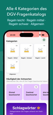 DGV Platzreife Golf Regelquiz iPhone screenshot