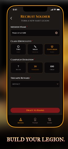 Cesar - Habit Legion iPhone screenshot