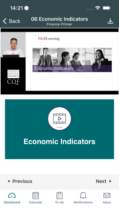 Fitch Learning Canvas Student iPhone screenshot 4 - Education app